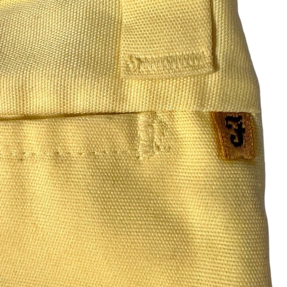 Farah Yellow Solid Vintage Boys Shorts Size 4 Preppy Golfcore USA Made - Picture 5 of 7